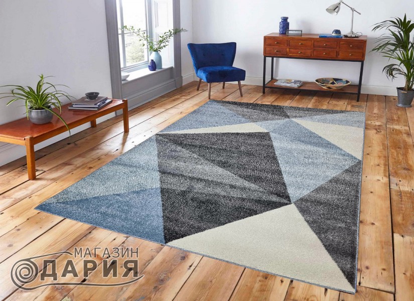 Тъкан килим MAGNOLIA 139 l.grey/l.blue